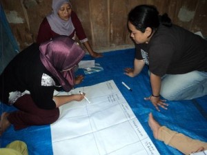 Kegiatan pelatihan bagi komunitas perempuan pelaku usaha kecil di Blora