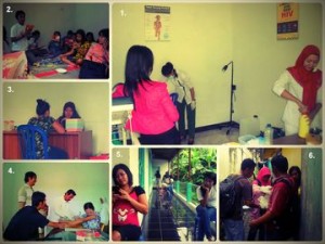 Dokumentasi kegiatan layanan kesehatan yang dilakukan oleh Program Perkotaan LPPSLH